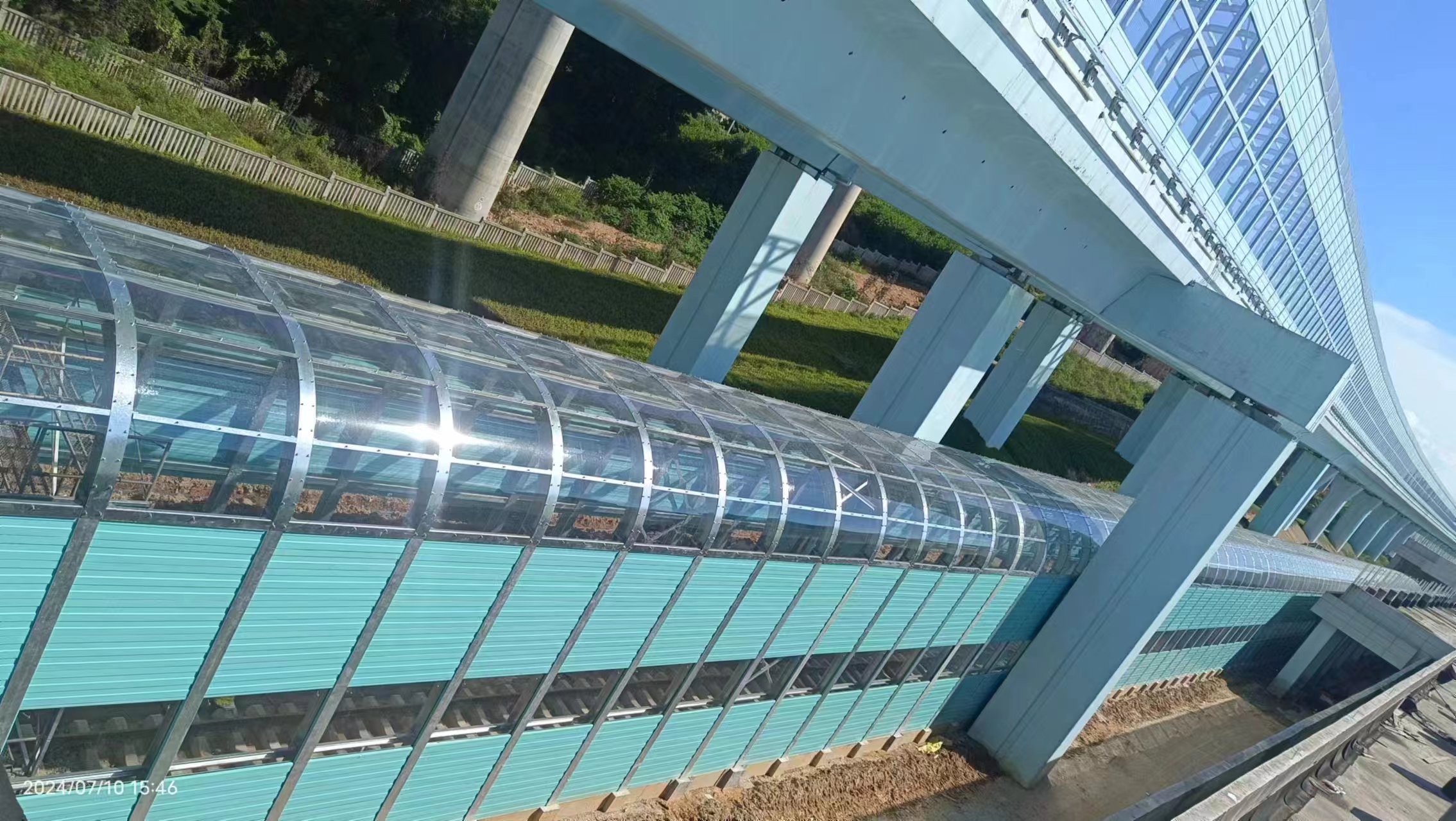廈門地鐵4號線后溪車輛段全封閉聲屏障