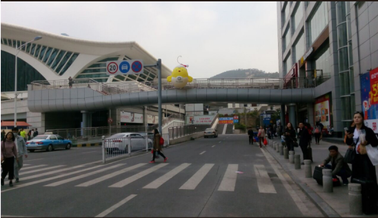 廈門火車站人行天橋鋼結構